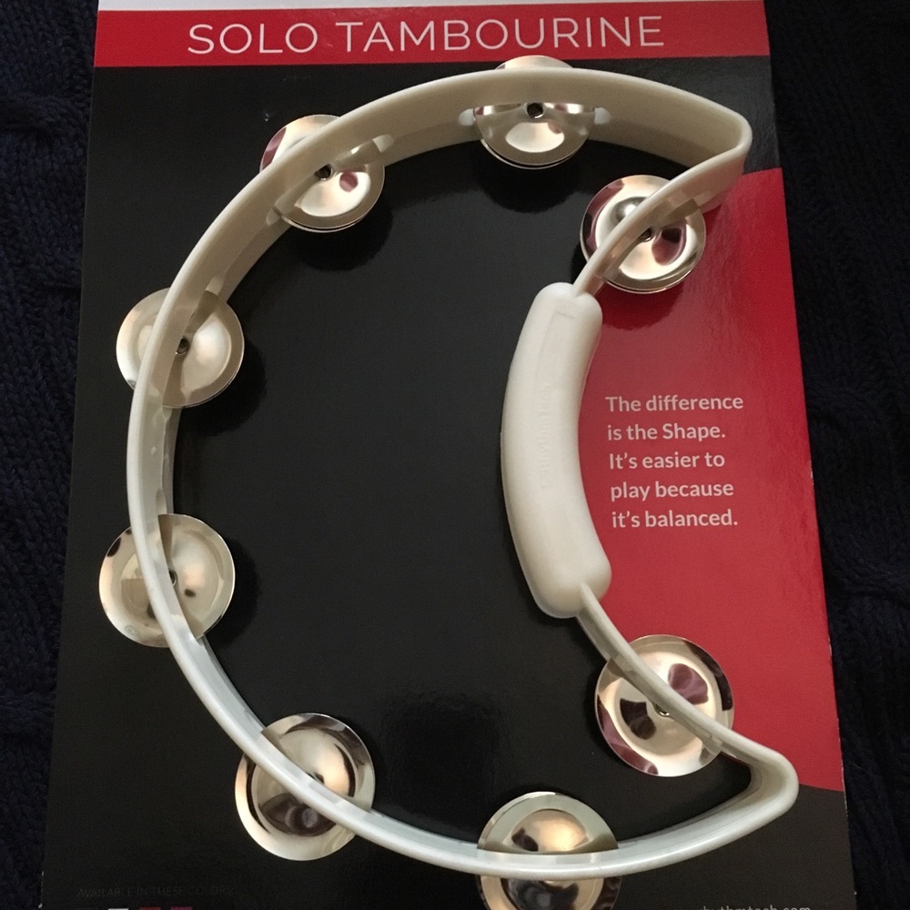 Rhythm Tech New Solo Tambourine Christmas